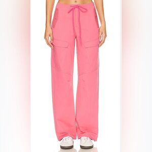 SUPERDOWN Beck Cargo Pant in Hot Pink Sz M